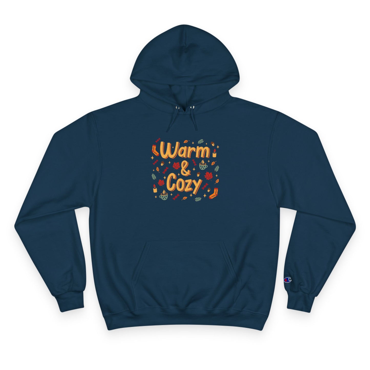 Warm & Cozy Hoodie — Cute Fall Graphic Champion Hoodie