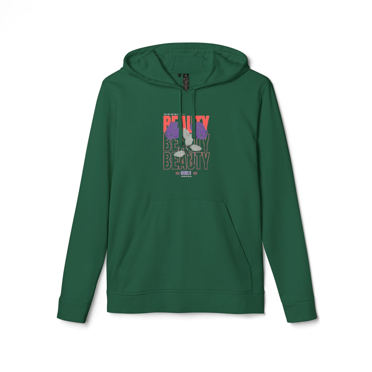 Hoodie — Bold Retro 'Beauty' Graphic Athletic Pullover