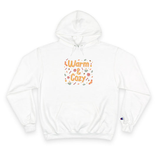 Warm & Cozy Hoodie — Cute Fall Graphic Champion Hoodie