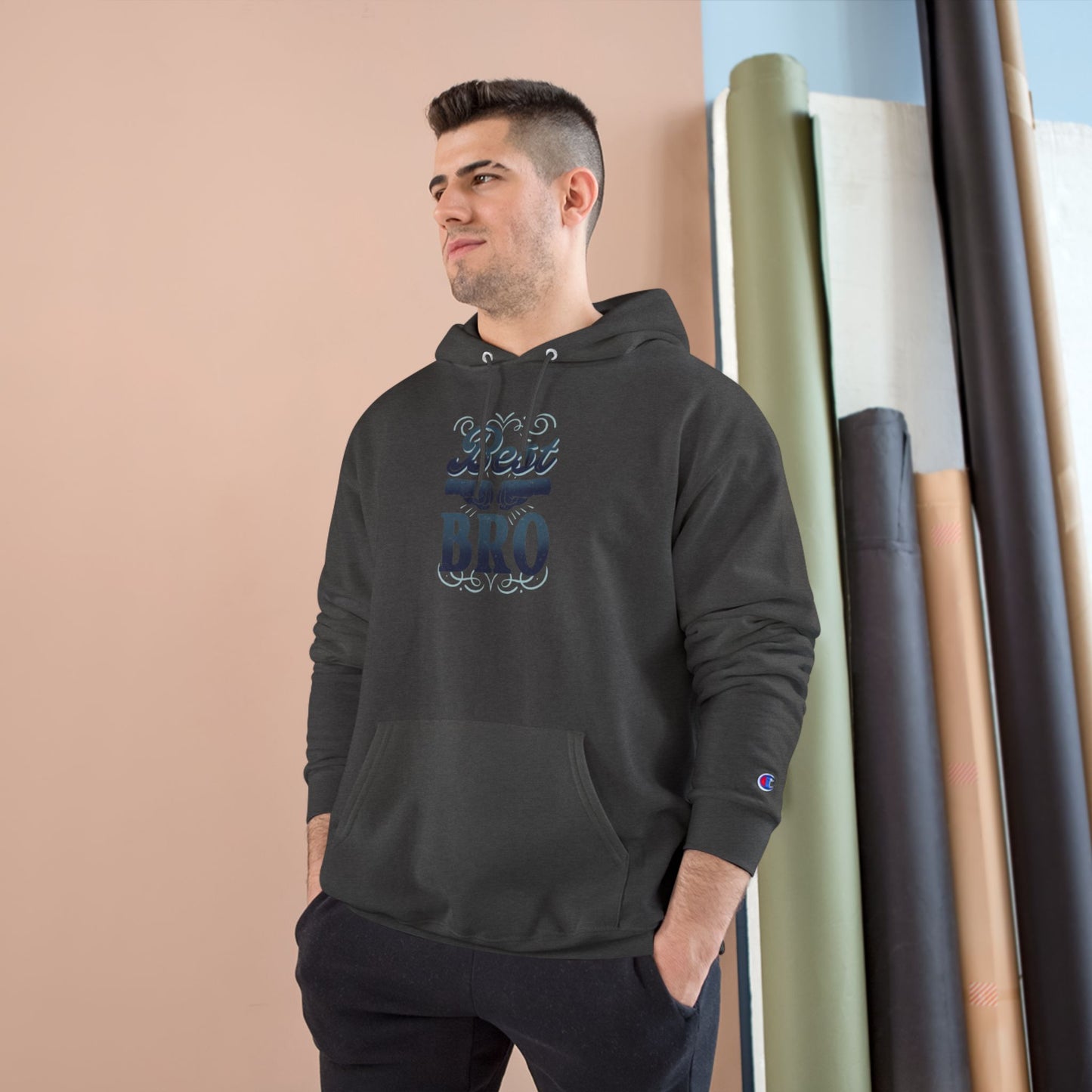 Best Bro Hoodie — Champion Pullover for Brothers, Gift for Brother