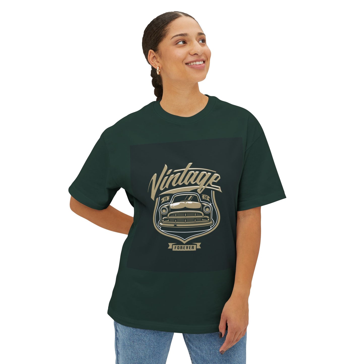 Vintage Car Tee — "Vintage Forever" Graphic Shirt