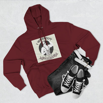 I Work Out So I Can Eat Cookies Hoodie - Funny Fitness Cookie Lover Sweatshirt