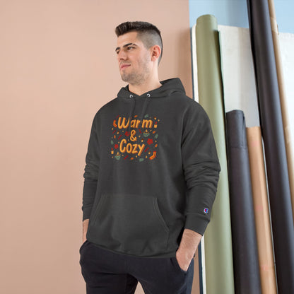 Warm & Cozy Hoodie — Cute Fall Graphic Champion Hoodie