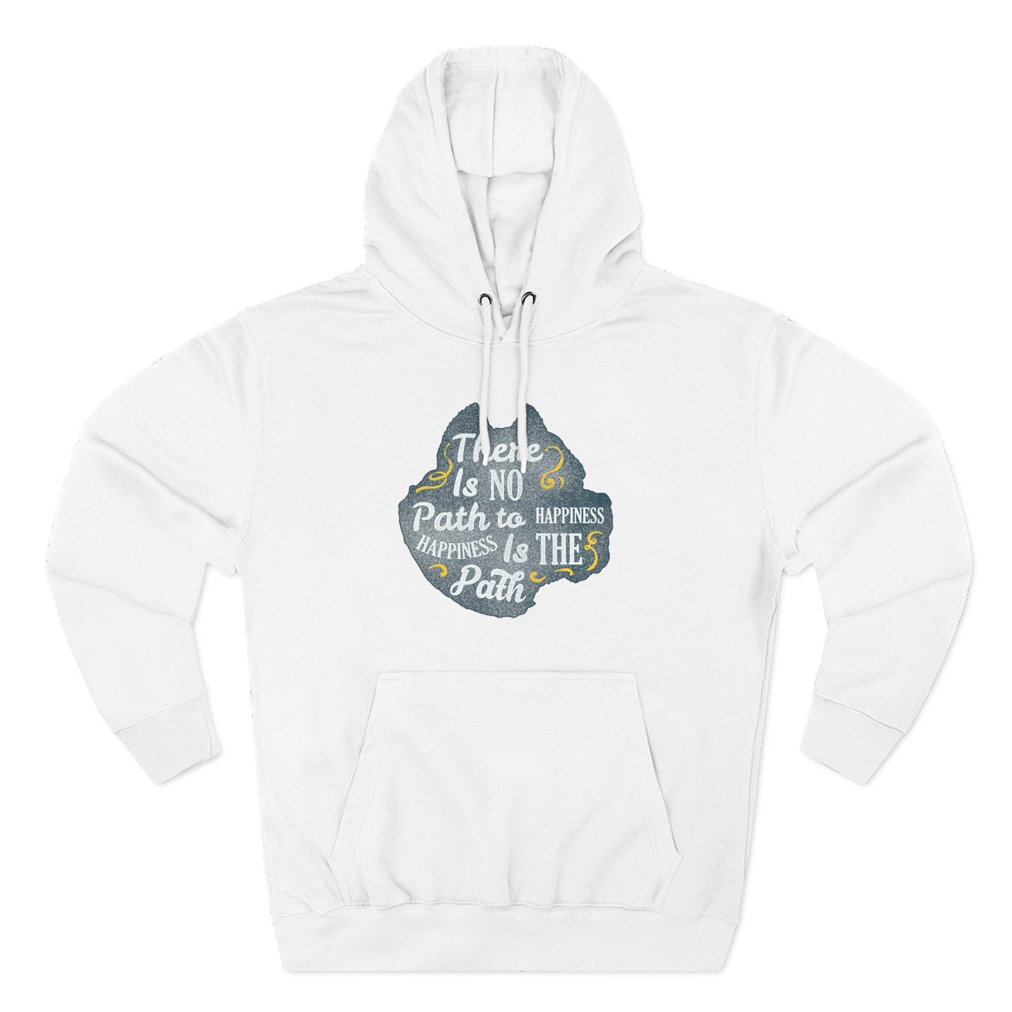 Three-Panel Fleece Hoodie
