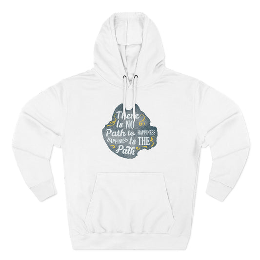 Three-Panel Fleece Hoodie