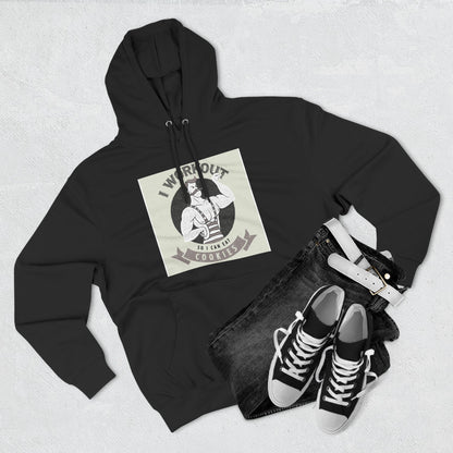 I Work Out So I Can Eat Cookies Hoodie - Funny Fitness Cookie Lover Sweatshirt