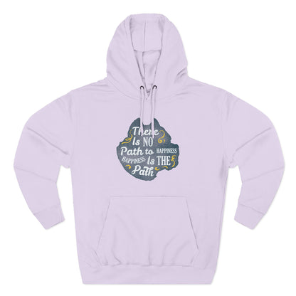 Three-Panel Fleece Hoodie