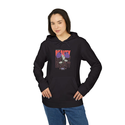 Hoodie — Bold Retro 'Beauty' Graphic Athletic Pullover