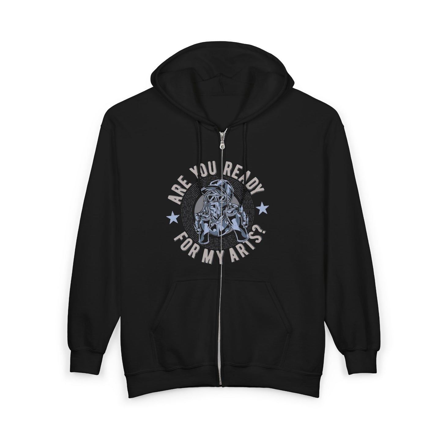 Are You Ready For My Ark? Full-Zip Hoodie — Nautical Vintage Ship Graphic