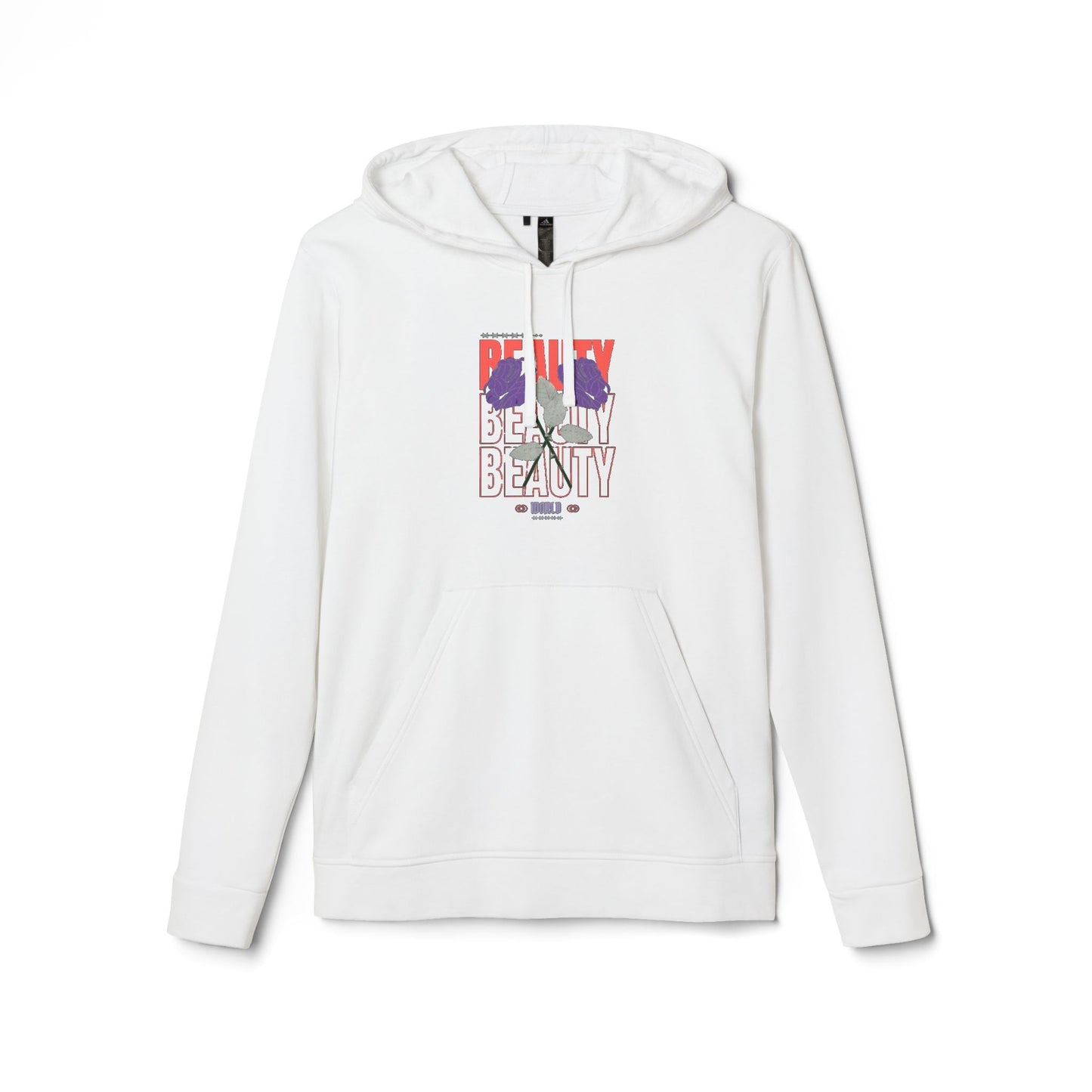 Hoodie — Bold Retro 'Beauty' Graphic Athletic Pullover
