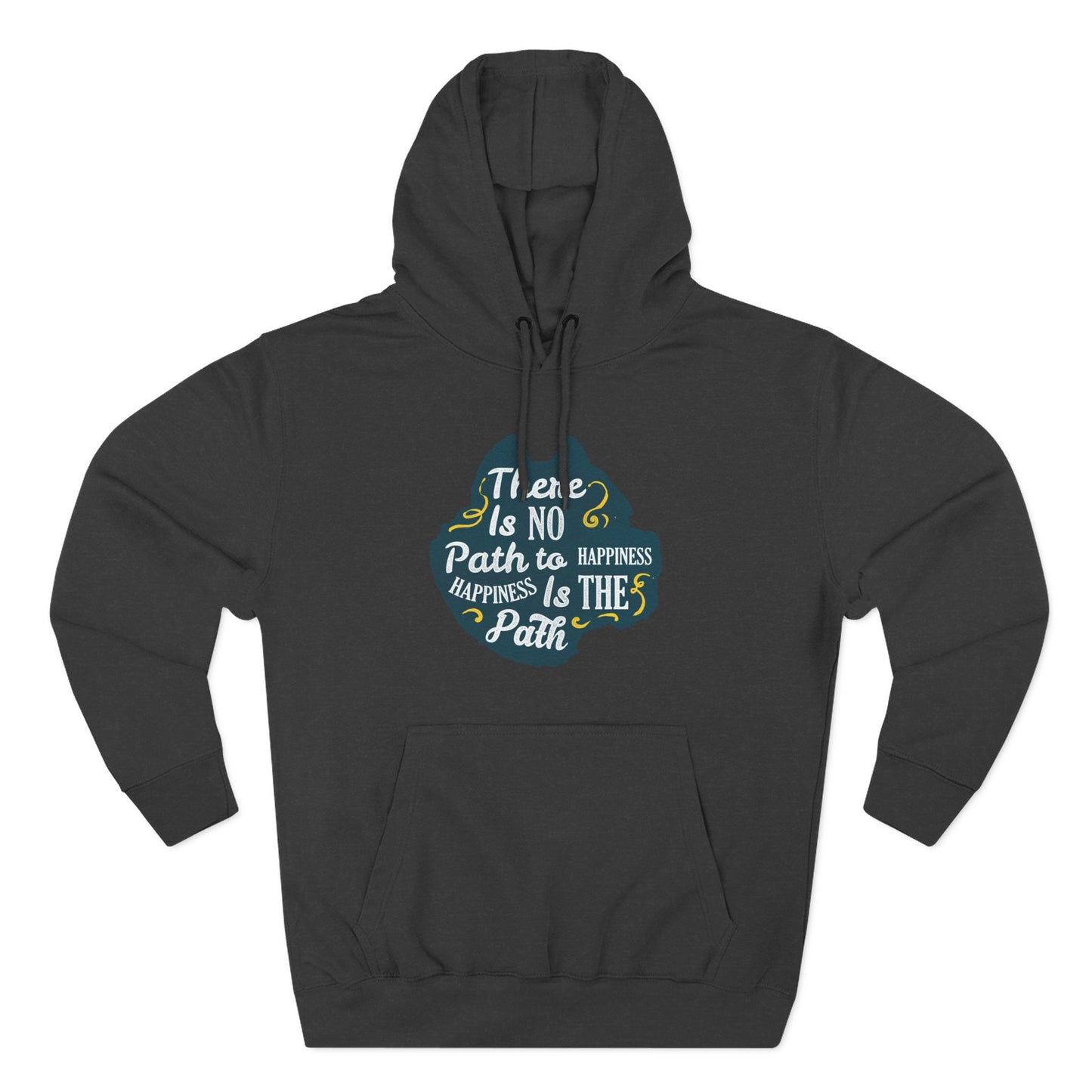 Three-Panel Fleece Hoodie