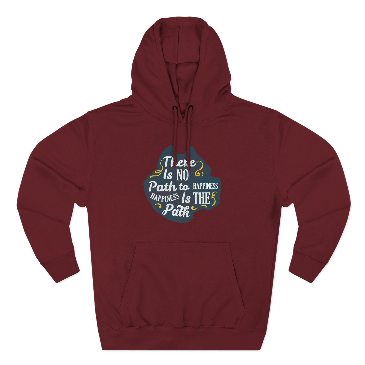 Three-Panel Fleece Hoodie