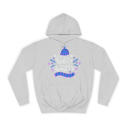 Winter Vibes Hoodie - "Hello Winter" Cozy Pullover