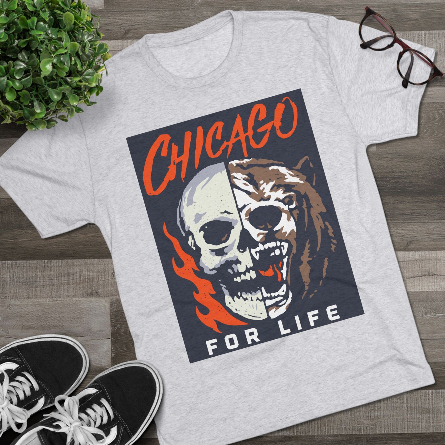 Chicago Skull Graphic Tee