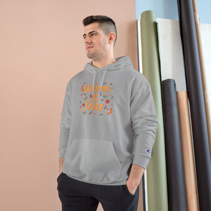 Warm & Cozy Hoodie — Cute Fall Graphic Champion Hoodie