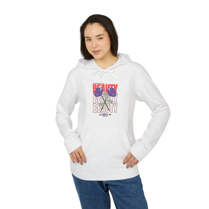Hoodie — Bold Retro 'Beauty' Graphic Athletic Pullover
