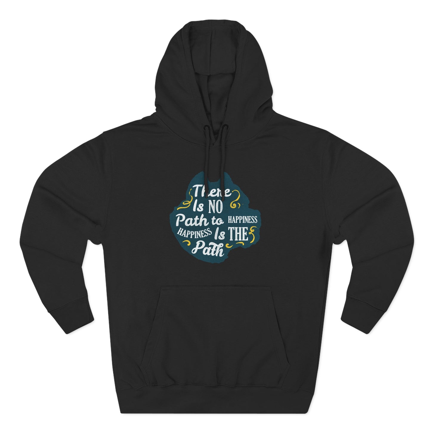 Three-Panel Fleece Hoodie