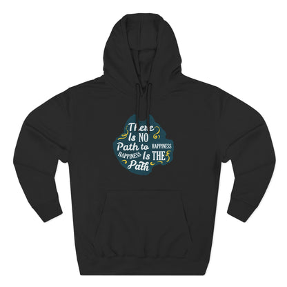 Three-Panel Fleece Hoodie