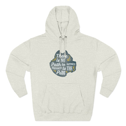 Three-Panel Fleece Hoodie