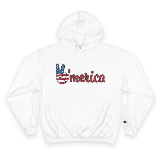 Love Champion Hoodie - Cozy White Sweatshirt for Valentine's Day & Everyday Comfort