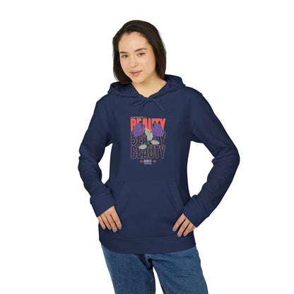 Hoodie — Bold Retro 'Beauty' Graphic Athletic Pullover