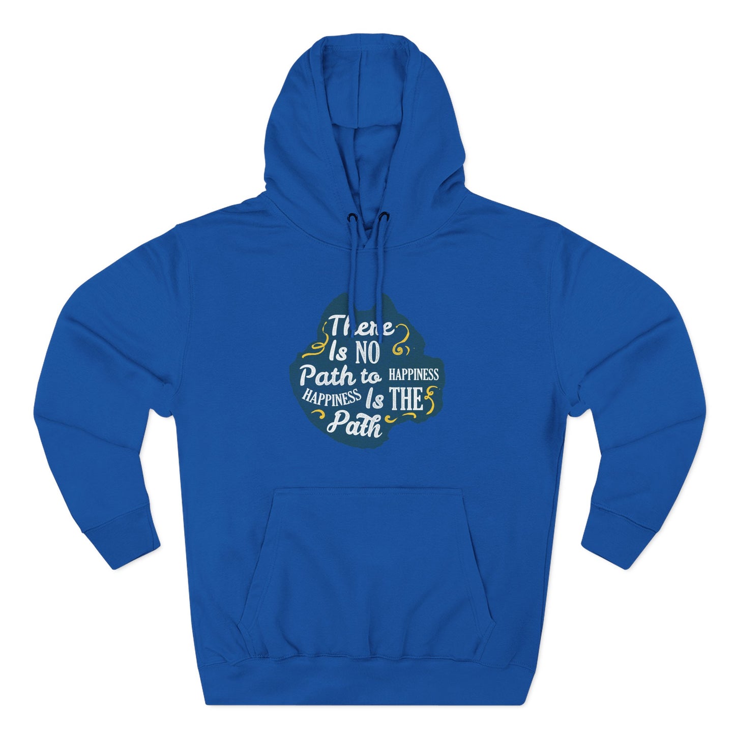 Three-Panel Fleece Hoodie