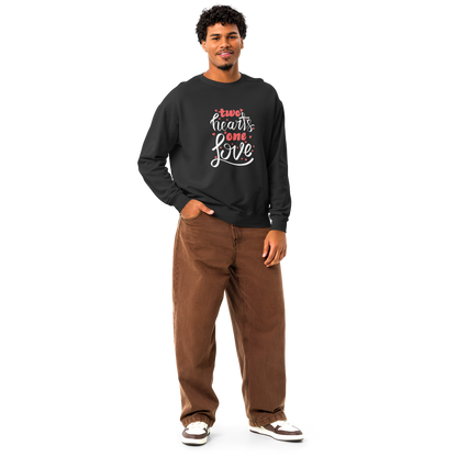 Unisex garment-dyed fleece crewneck sweatshirt