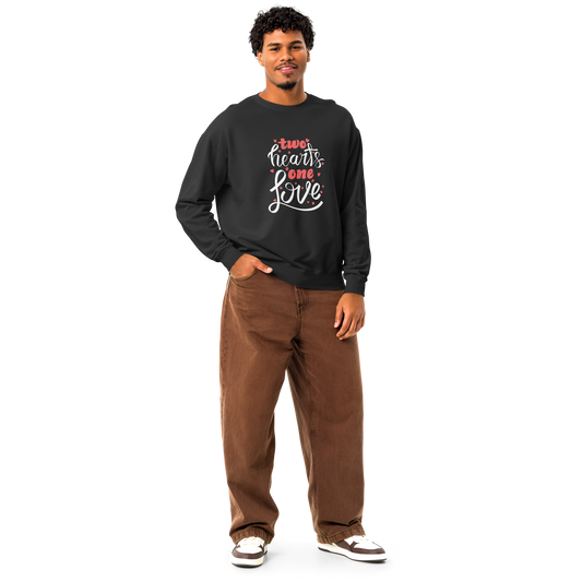 Unisex garment-dyed fleece crewneck sweatshirt