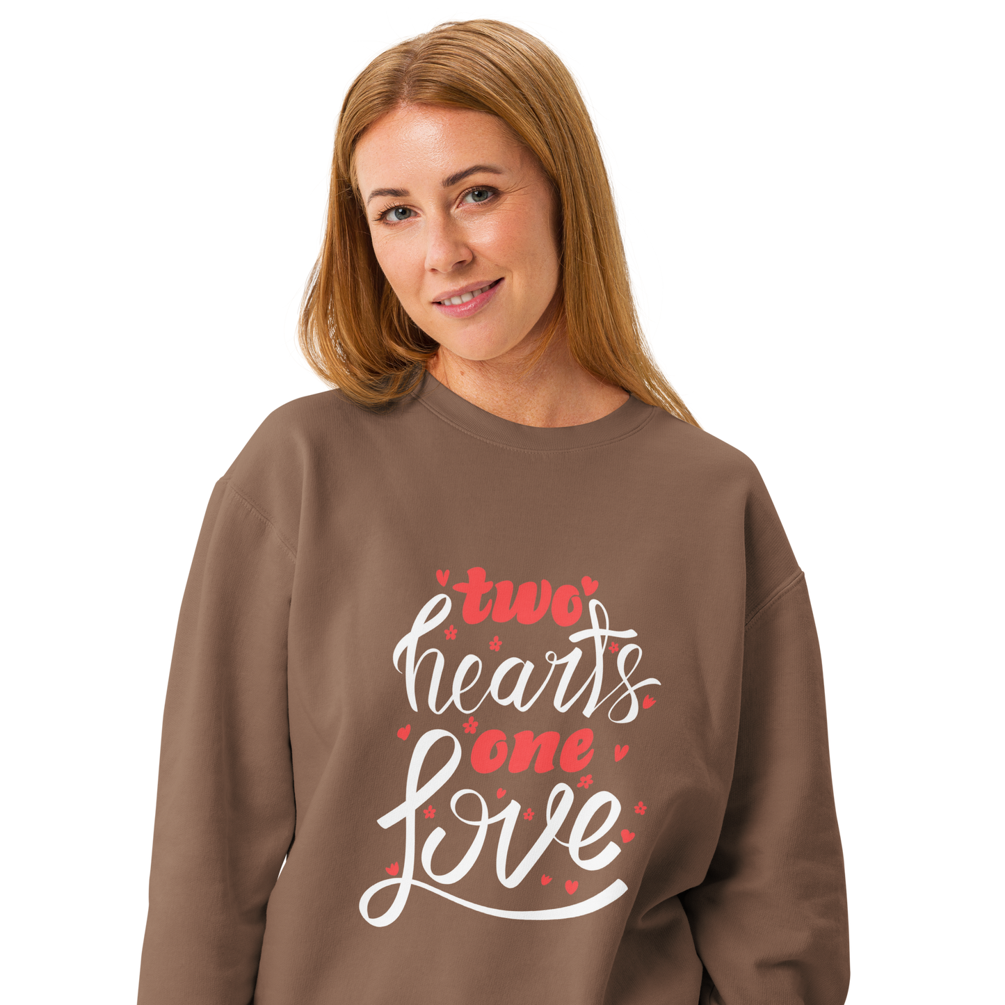 Unisex garment-dyed fleece crewneck sweatshirt