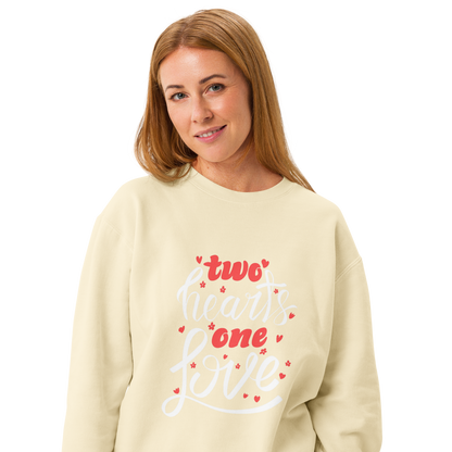 Unisex garment-dyed fleece crewneck sweatshirt