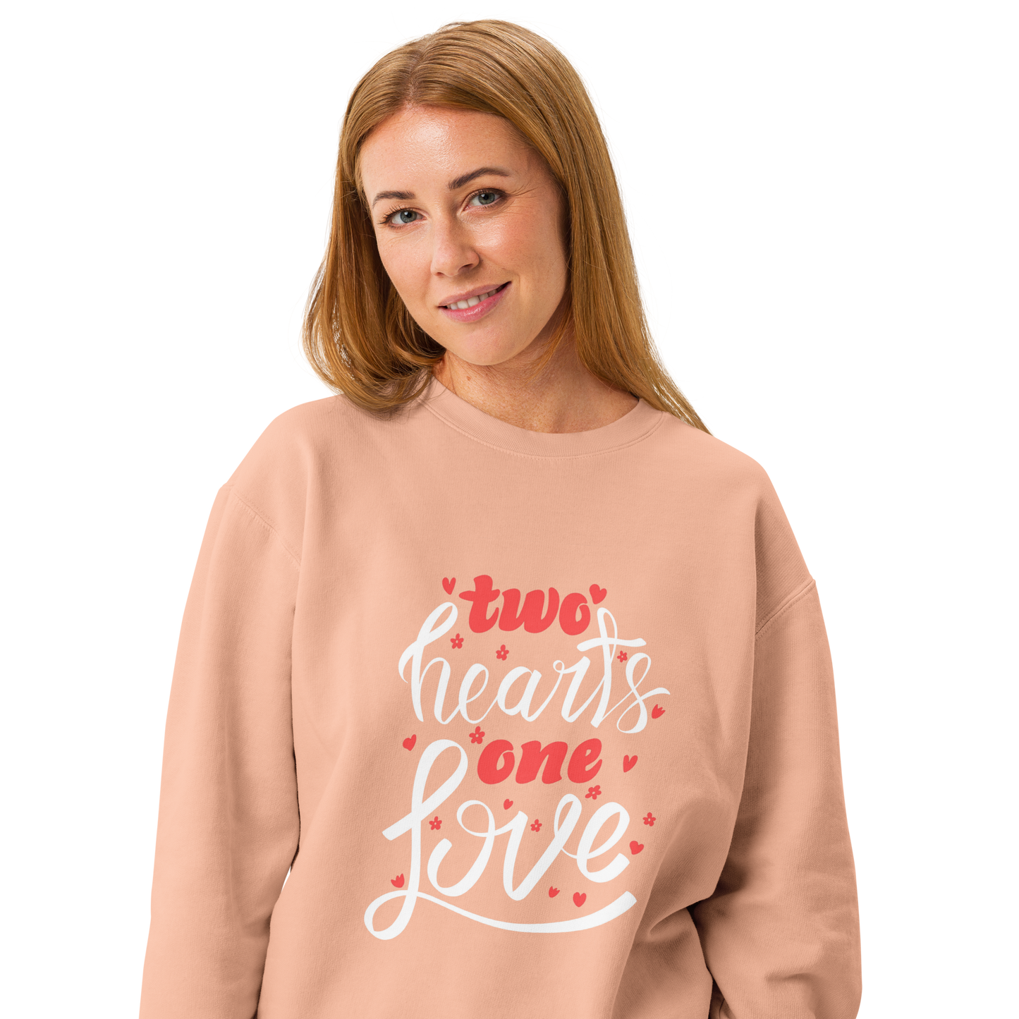 Unisex garment-dyed fleece crewneck sweatshirt