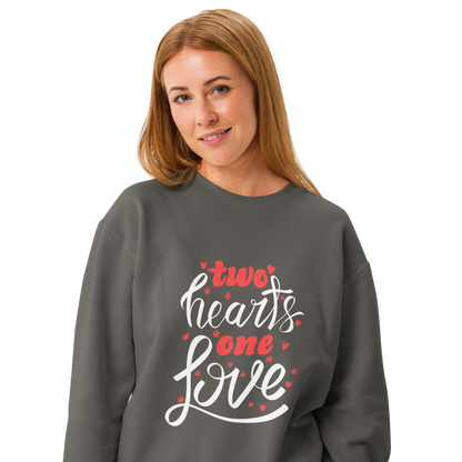 Unisex garment-dyed fleece crewneck sweatshirt