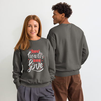 Unisex garment-dyed fleece crewneck sweatshirt