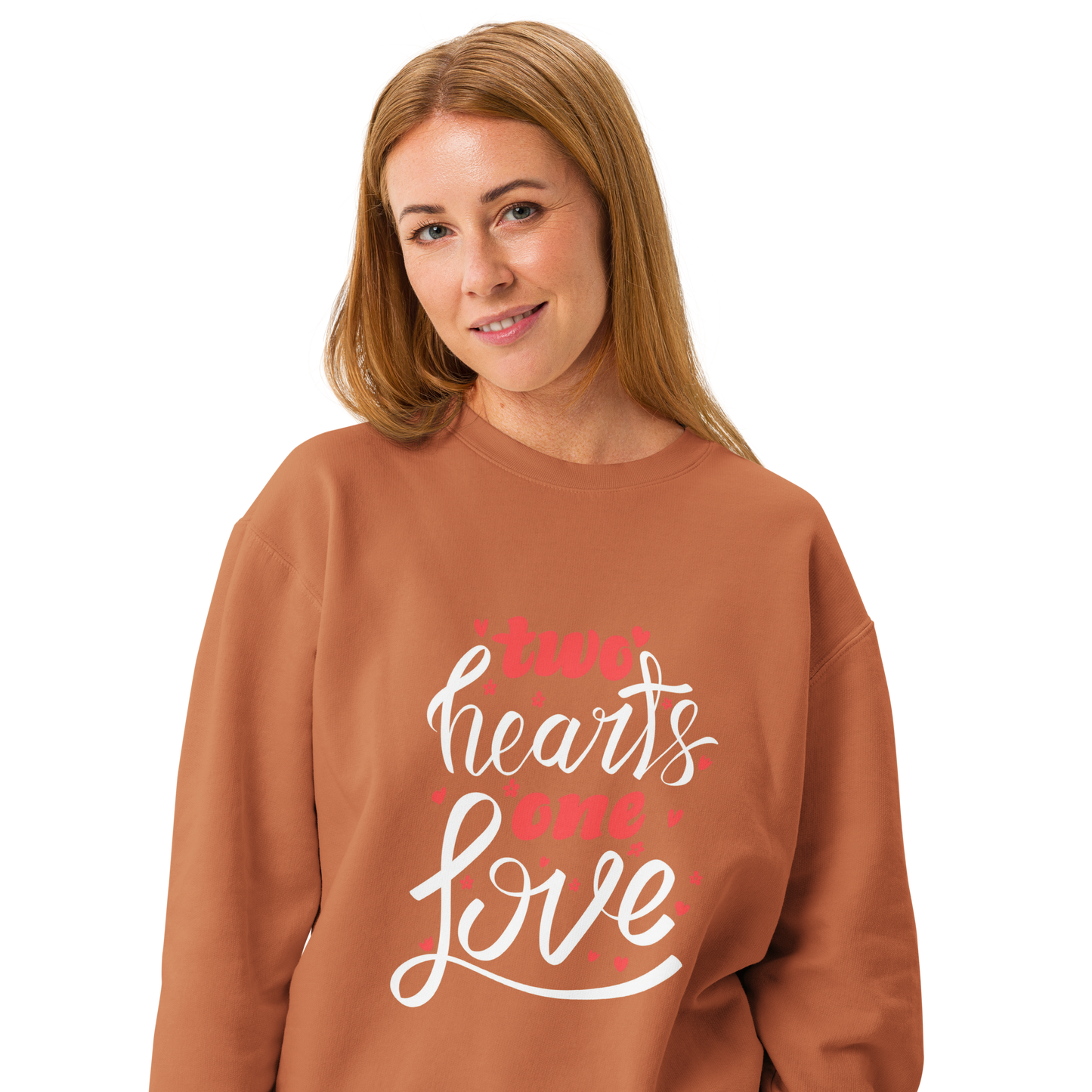 Unisex garment-dyed fleece crewneck sweatshirt