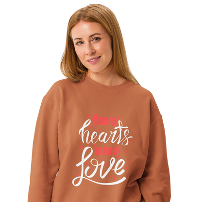 Unisex garment-dyed fleece crewneck sweatshirt