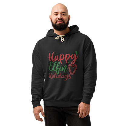 Unisex garment-dyed lightweight hoodie