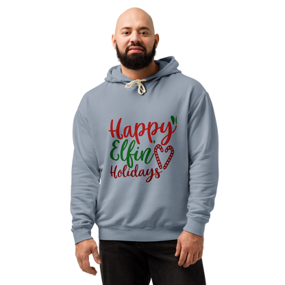 Unisex garment-dyed lightweight hoodie