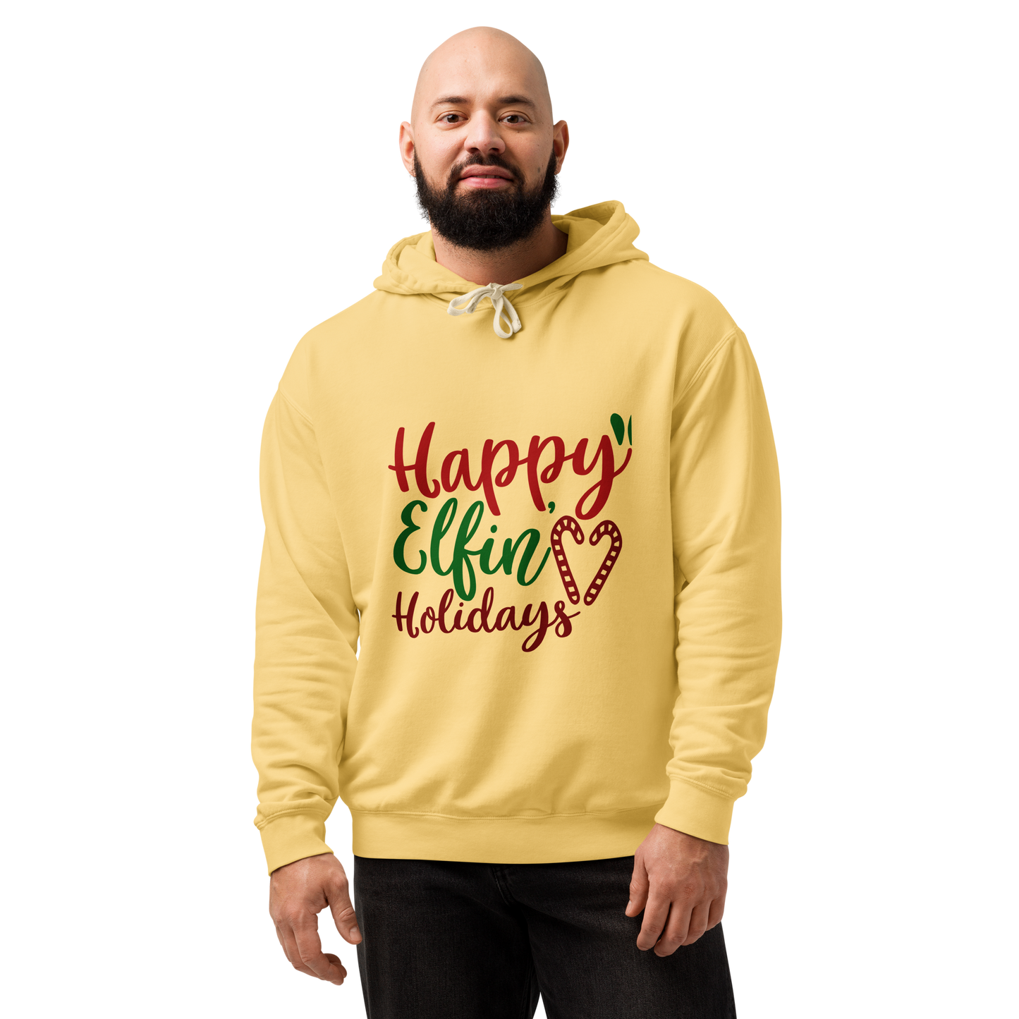 Unisex garment-dyed lightweight hoodie