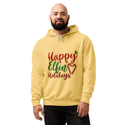 Unisex garment-dyed lightweight hoodie