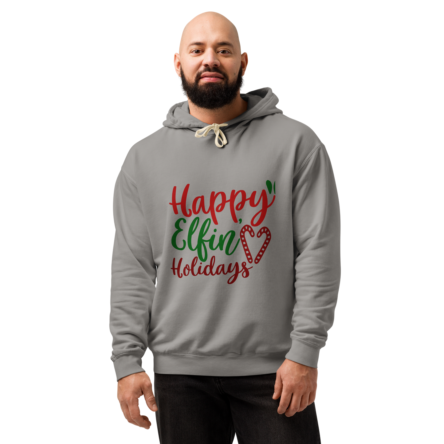 Unisex garment-dyed lightweight hoodie