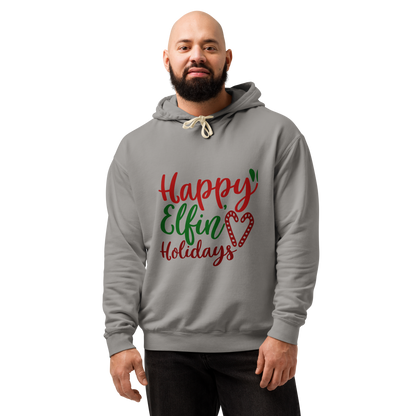 Unisex garment-dyed lightweight hoodie