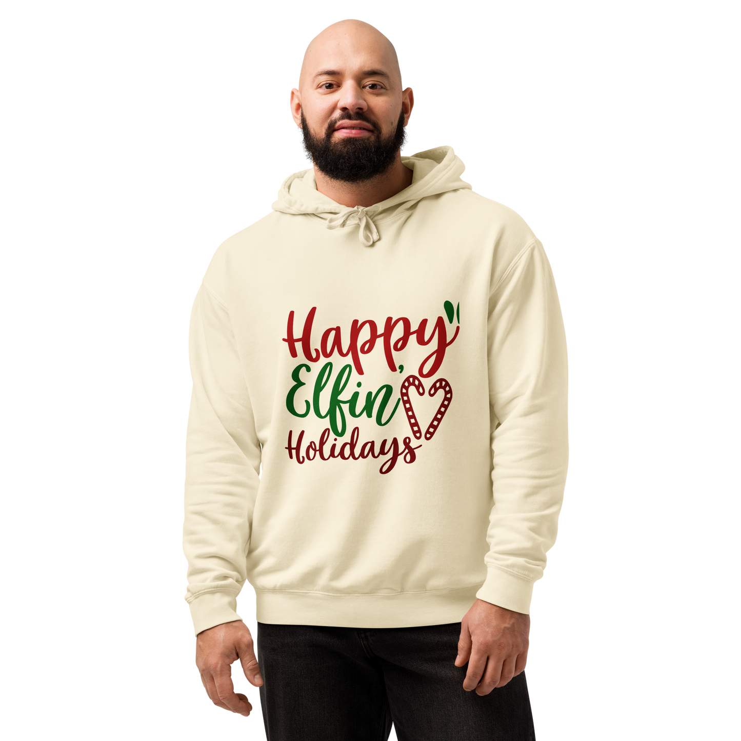 Unisex garment-dyed lightweight hoodie