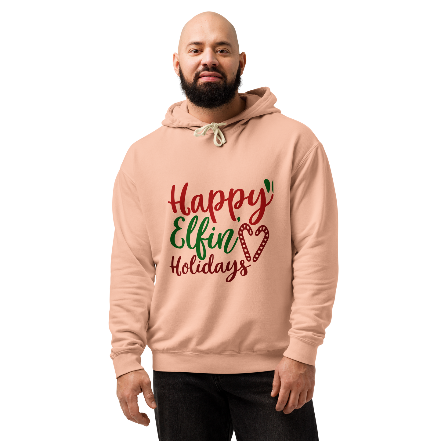 Unisex garment-dyed lightweight hoodie