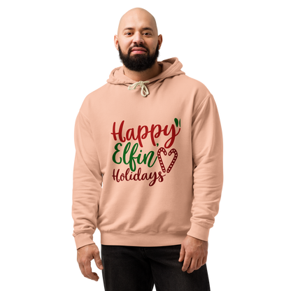 Unisex garment-dyed lightweight hoodie