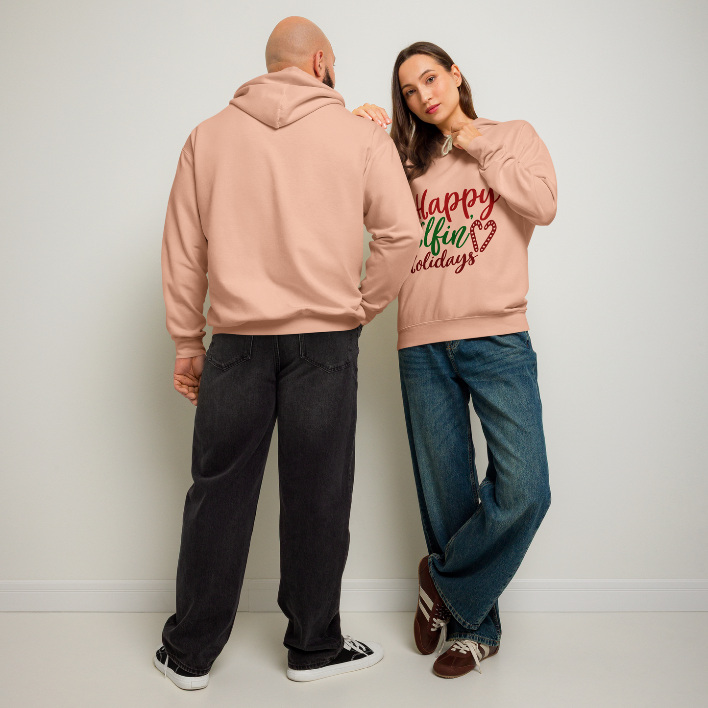 Unisex garment-dyed lightweight hoodie