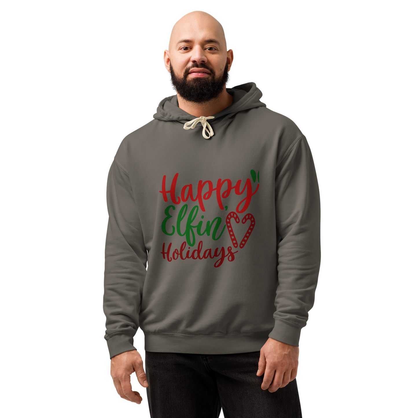 Unisex garment-dyed lightweight hoodie